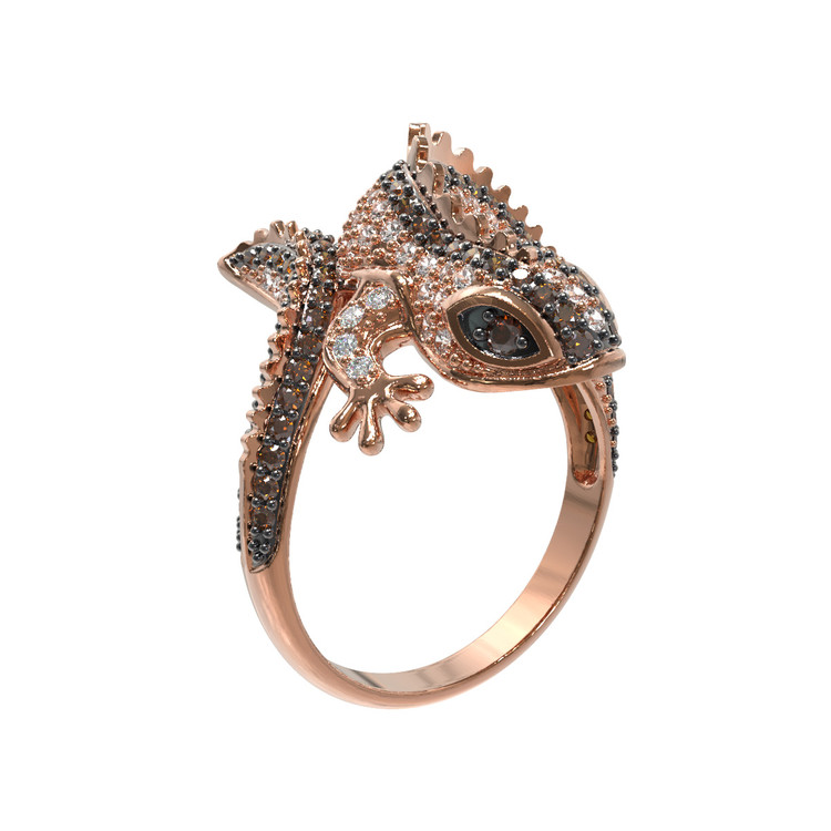 Кольцо из золота c фианитом