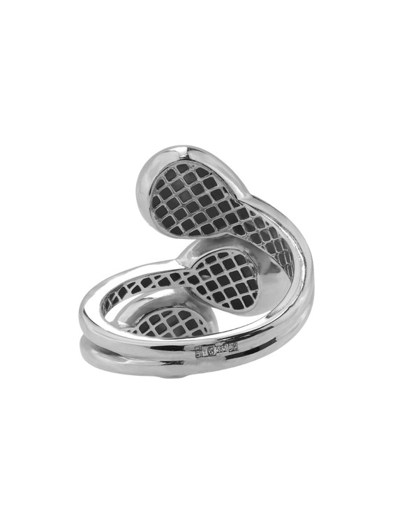 Кольцо из белого золота