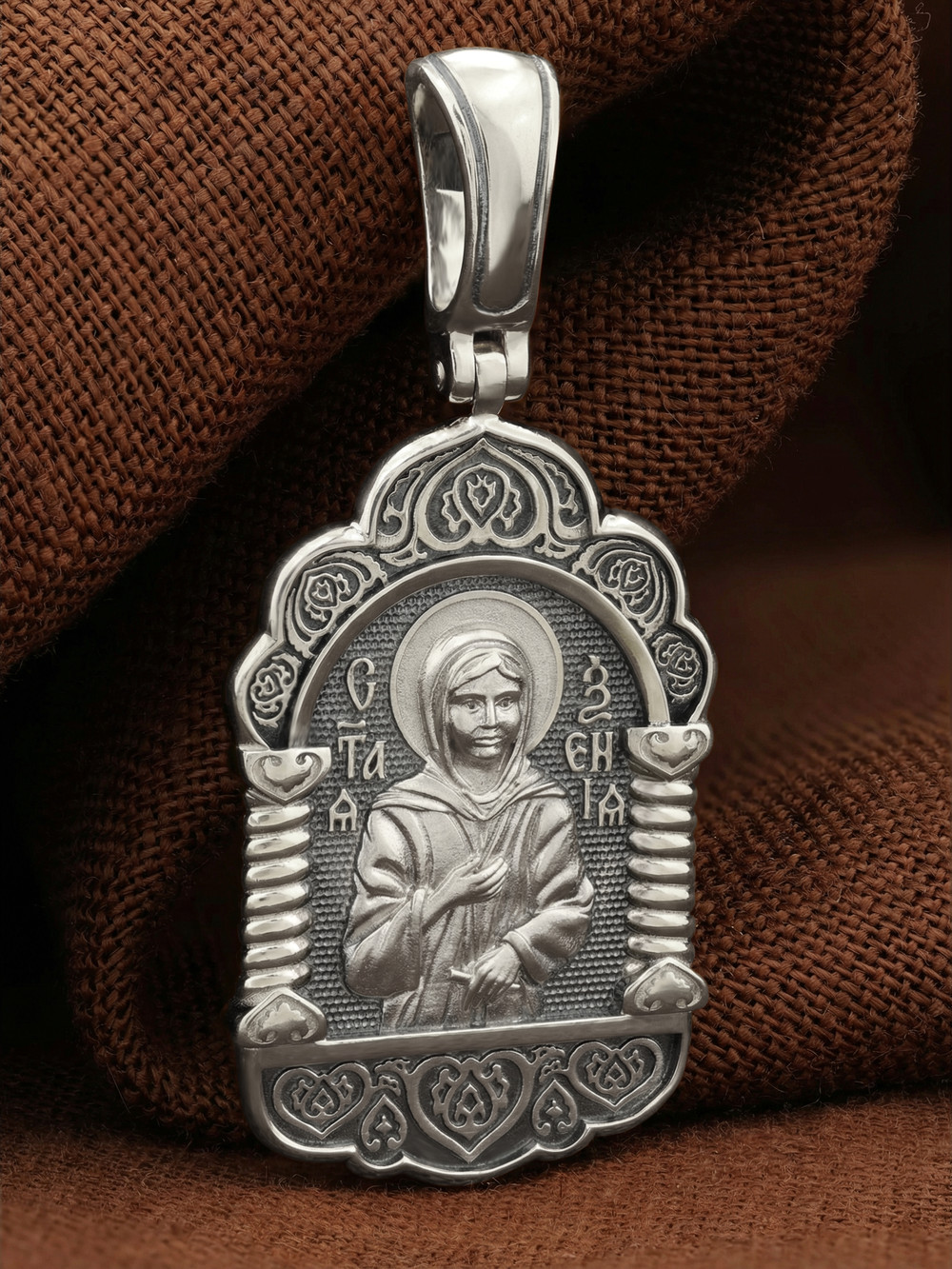 Образок из белого золота