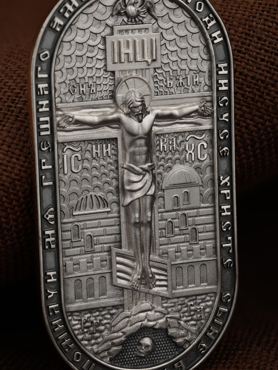 Образок из белого золота