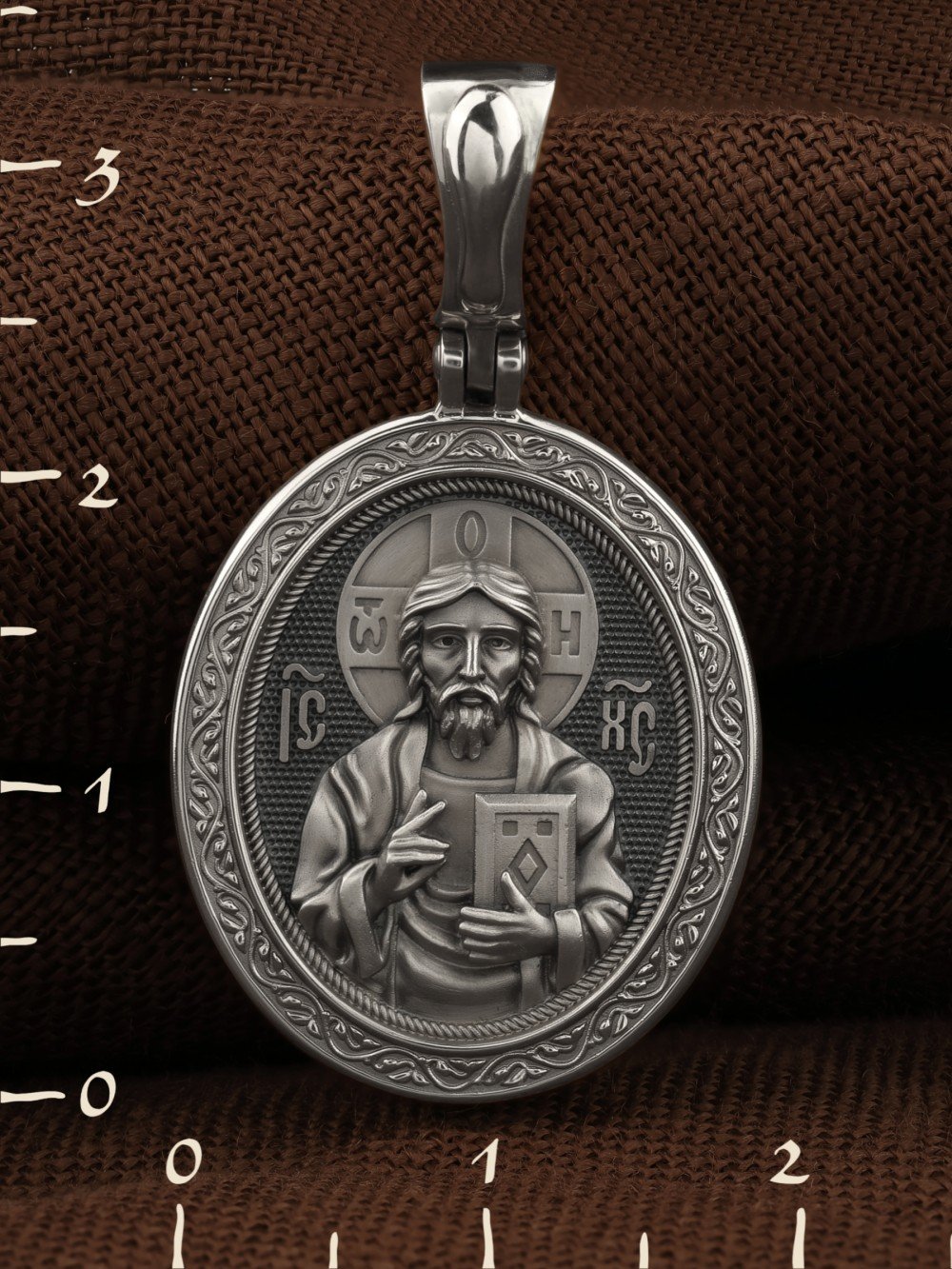 Образок из белого золота