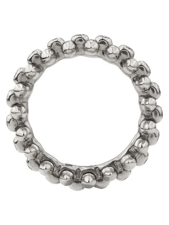 Кольцо из белого золота c бриллиантами