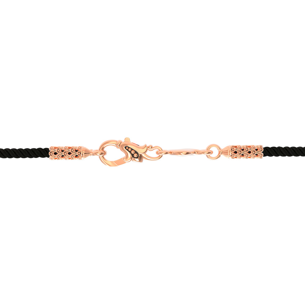 Шнурок шёлковый из золота c шёлковым шнурком