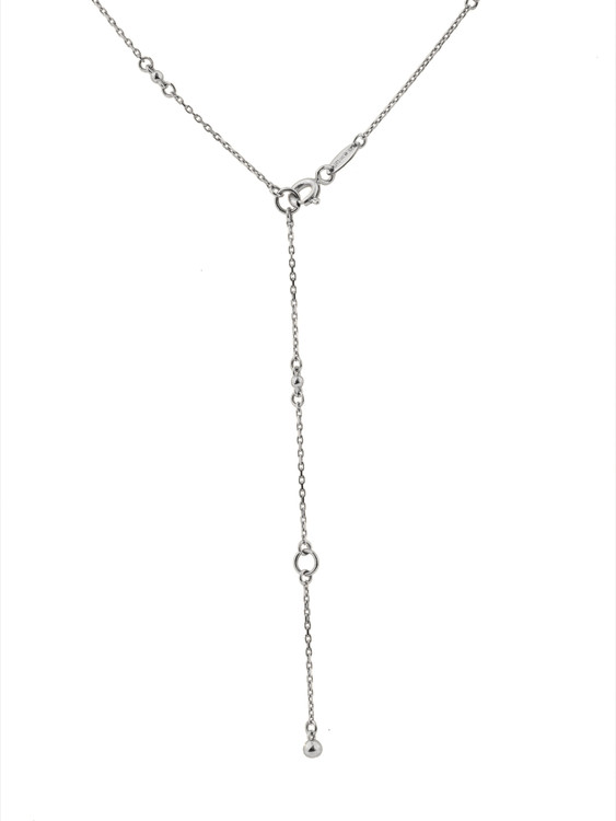 Колье из лимонного золота c бриллиантами, ониксом и перламутром