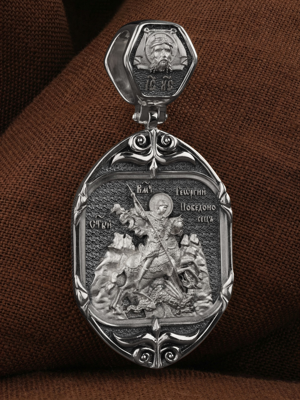 Образок из белого золота