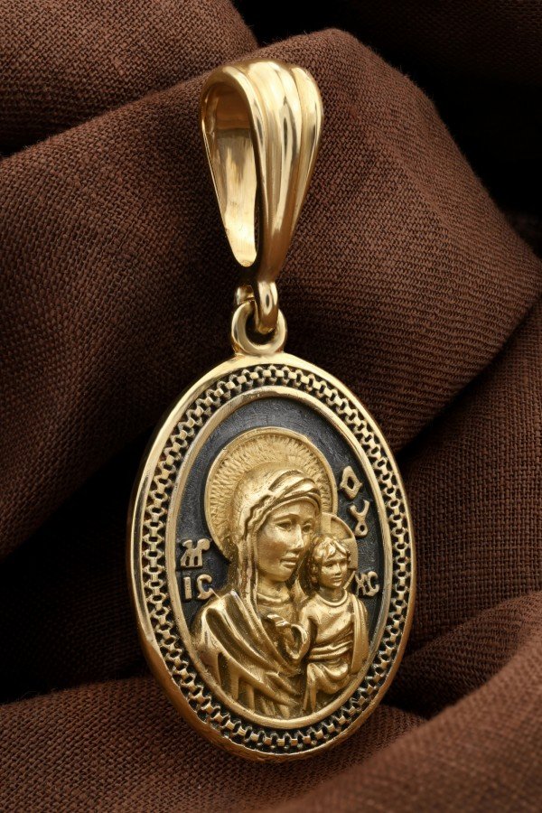 Образок из лимонного золота