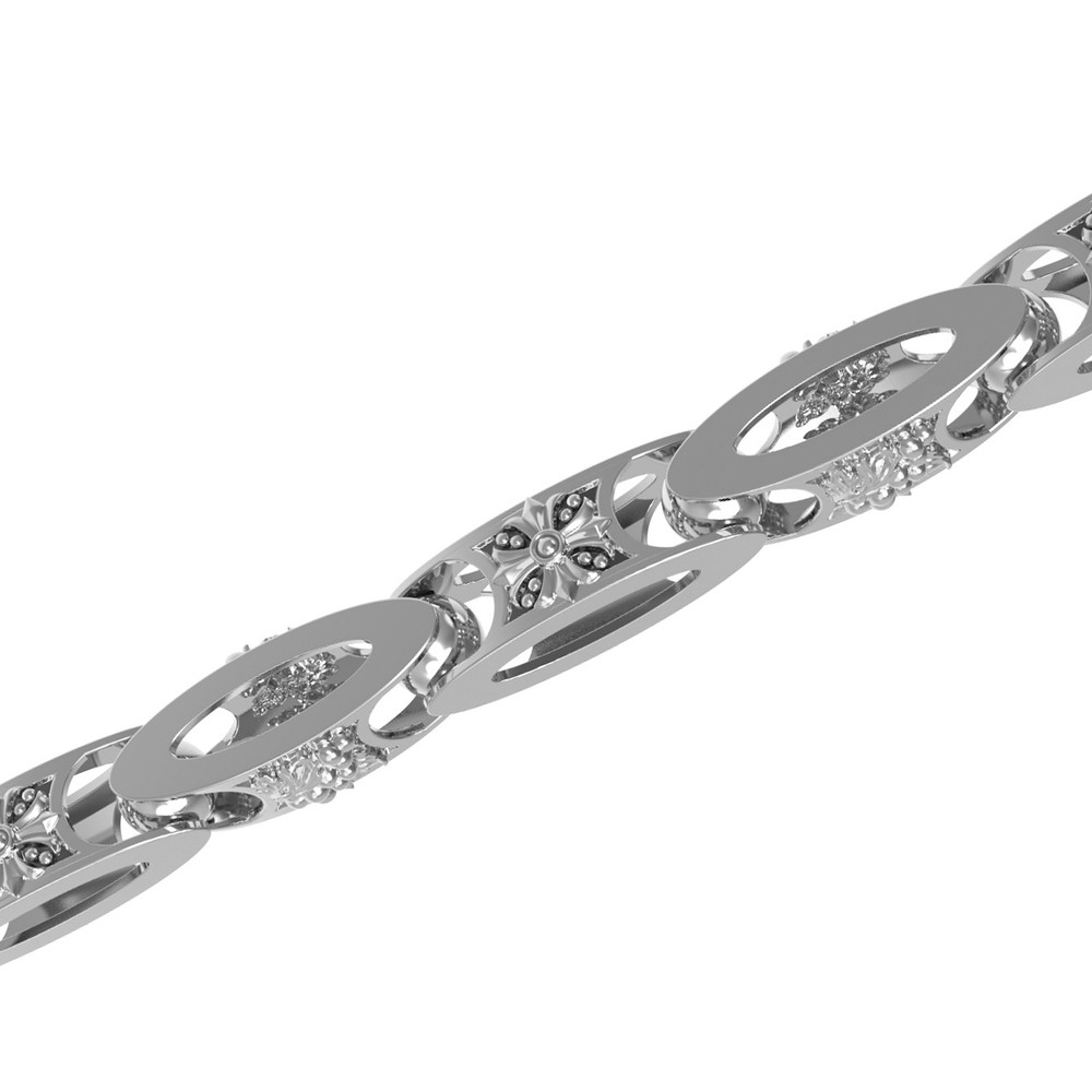 Цепь из белого золота